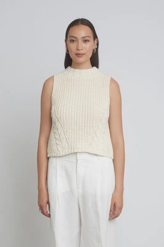 LILY TANK | IVORY sold by ELEVEN SIX