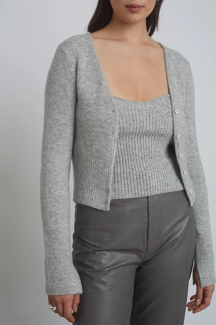 JENNI CARDI | PALE GREY MELANGE sold by ELEVEN SIX product image thumbnail 5