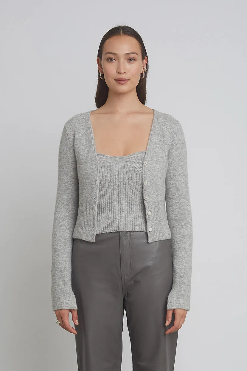 JENNI CARDI | PALE GREY MELANGE sold by ELEVEN SIX product image thumbnail 4
