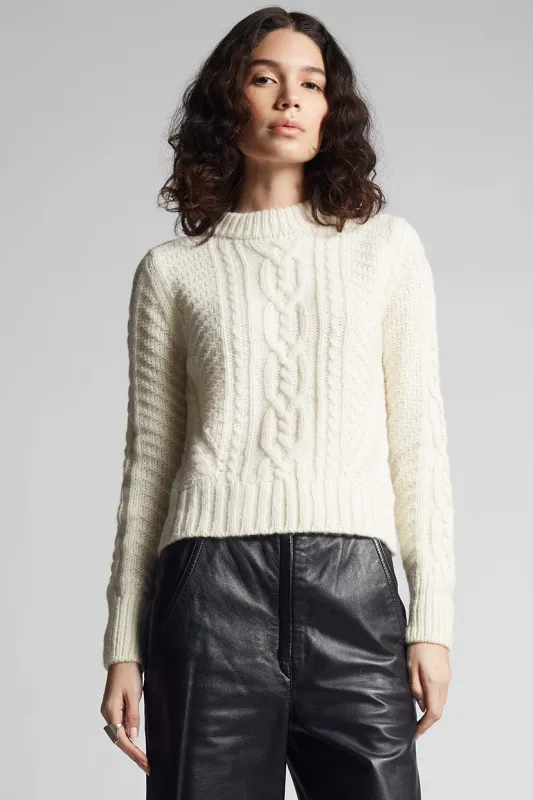 CARLY SWEATER | IVORY sold by ELEVEN SIX