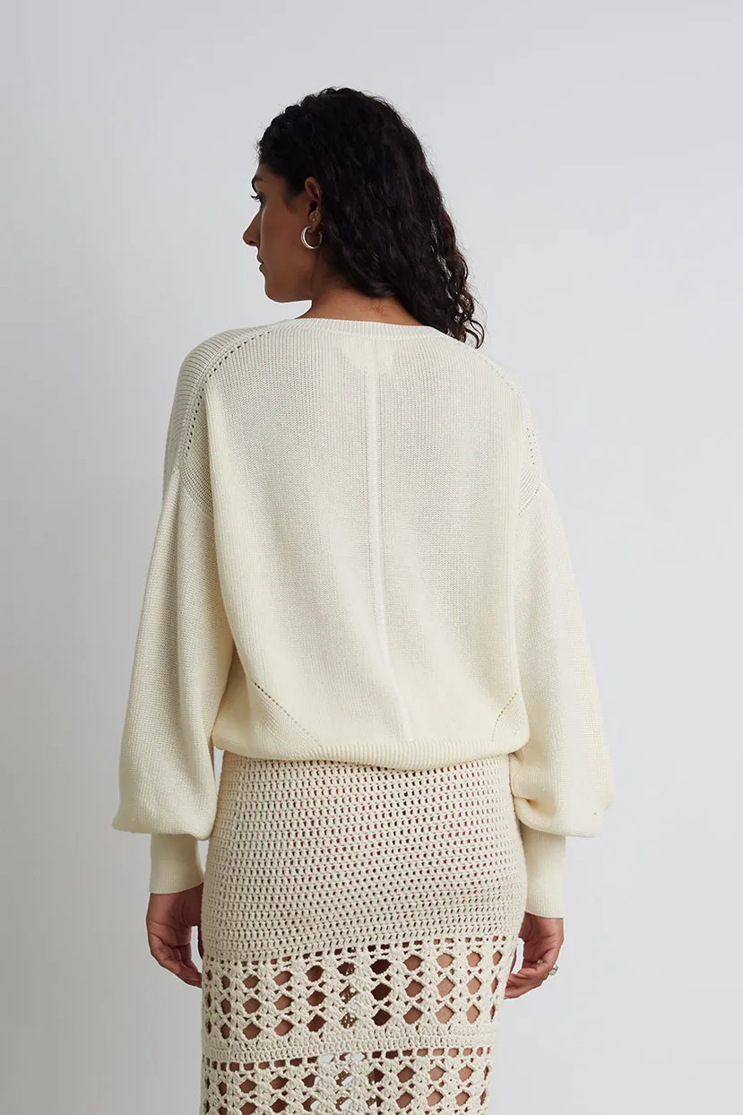 LAYLA SWEATER | IVORY sold by ELEVEN SIX product image thumbnail 2