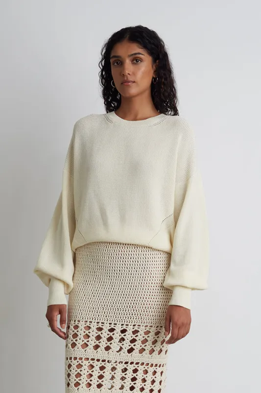 LAYLA SWEATER | IVORY made by ELEVEN SIX