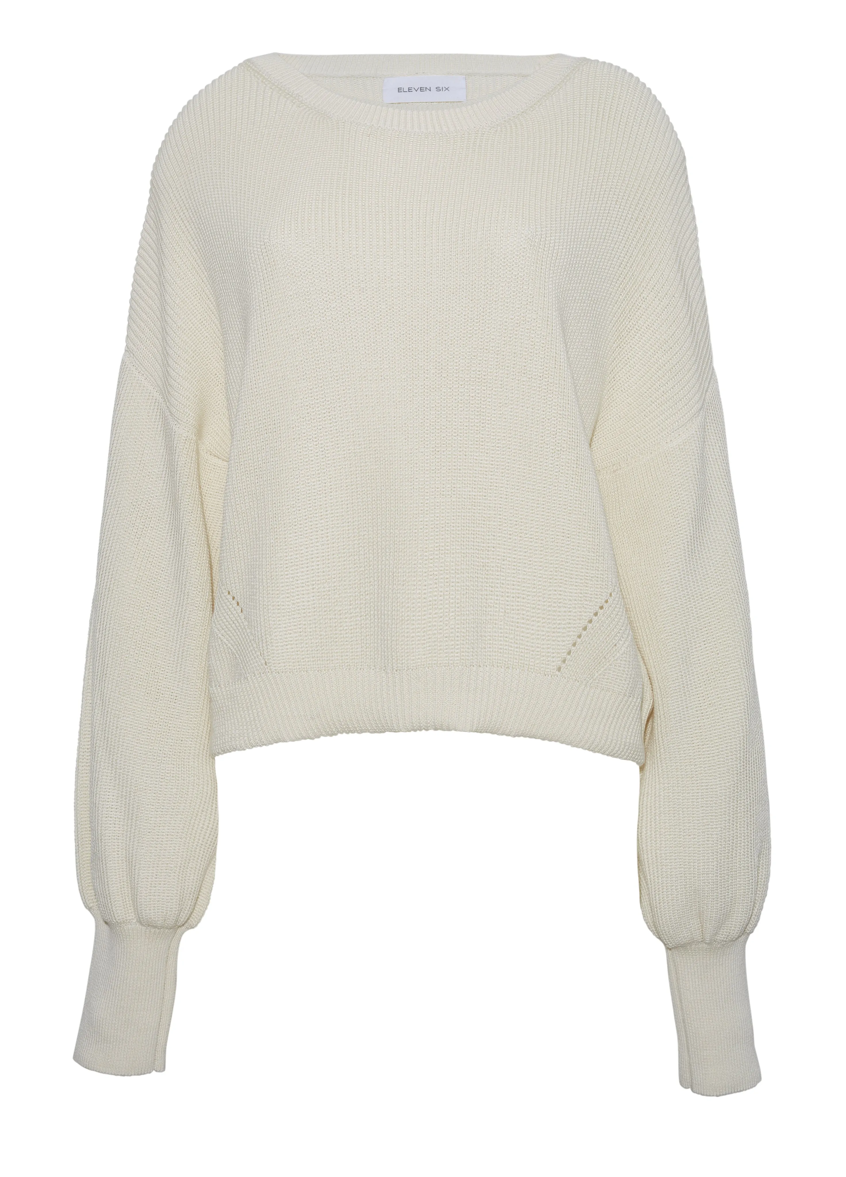 LAYLA SWEATER | IVORY sold by ELEVEN SIX product image thumbnail 4