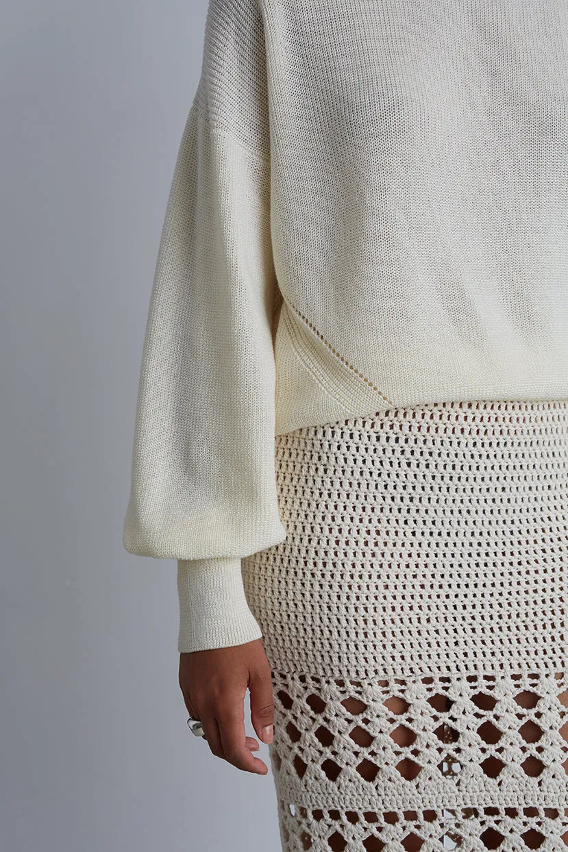 LAYLA SWEATER | IVORY sold by ELEVEN SIX product image thumbnail 3