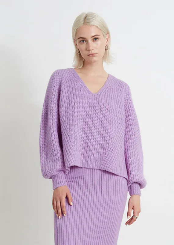 TESS SWEATER | LILAC | LAST ONE! sold by ELEVEN SIX