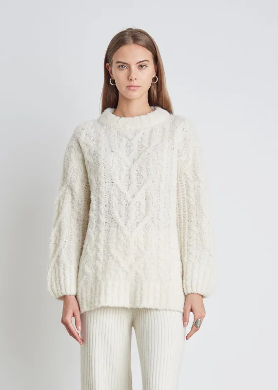 NYLA SWEATER | IVORY sold by ELEVEN SIX