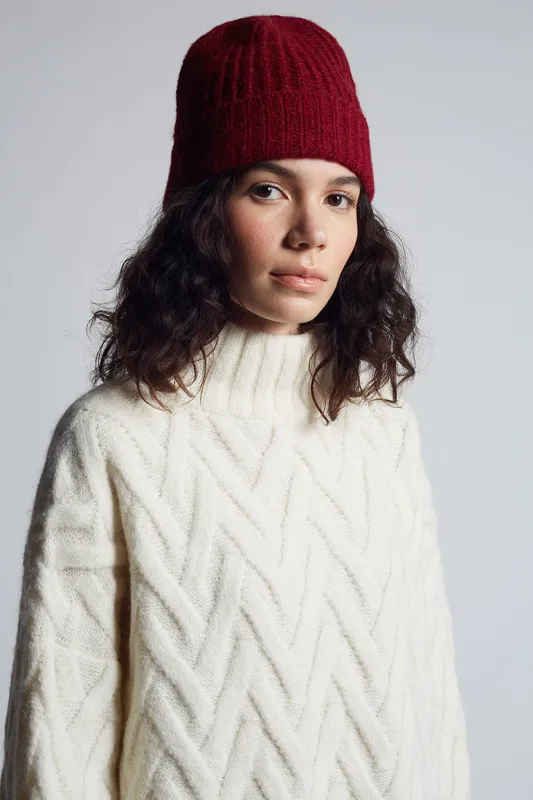 SOPHIA HAT | CLARET sold by ELEVEN SIX