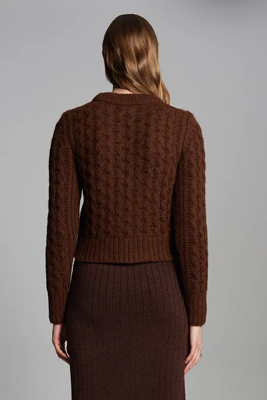 AMARA SWEATER | ESPRESSO sold by ELEVEN SIX product image thumbnail 2