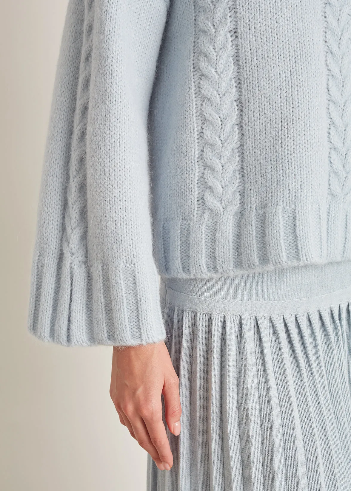 AVERY SWEATER | POWDER BLUE | ARCHIVE sold by ELEVEN SIX product image thumbnail 5