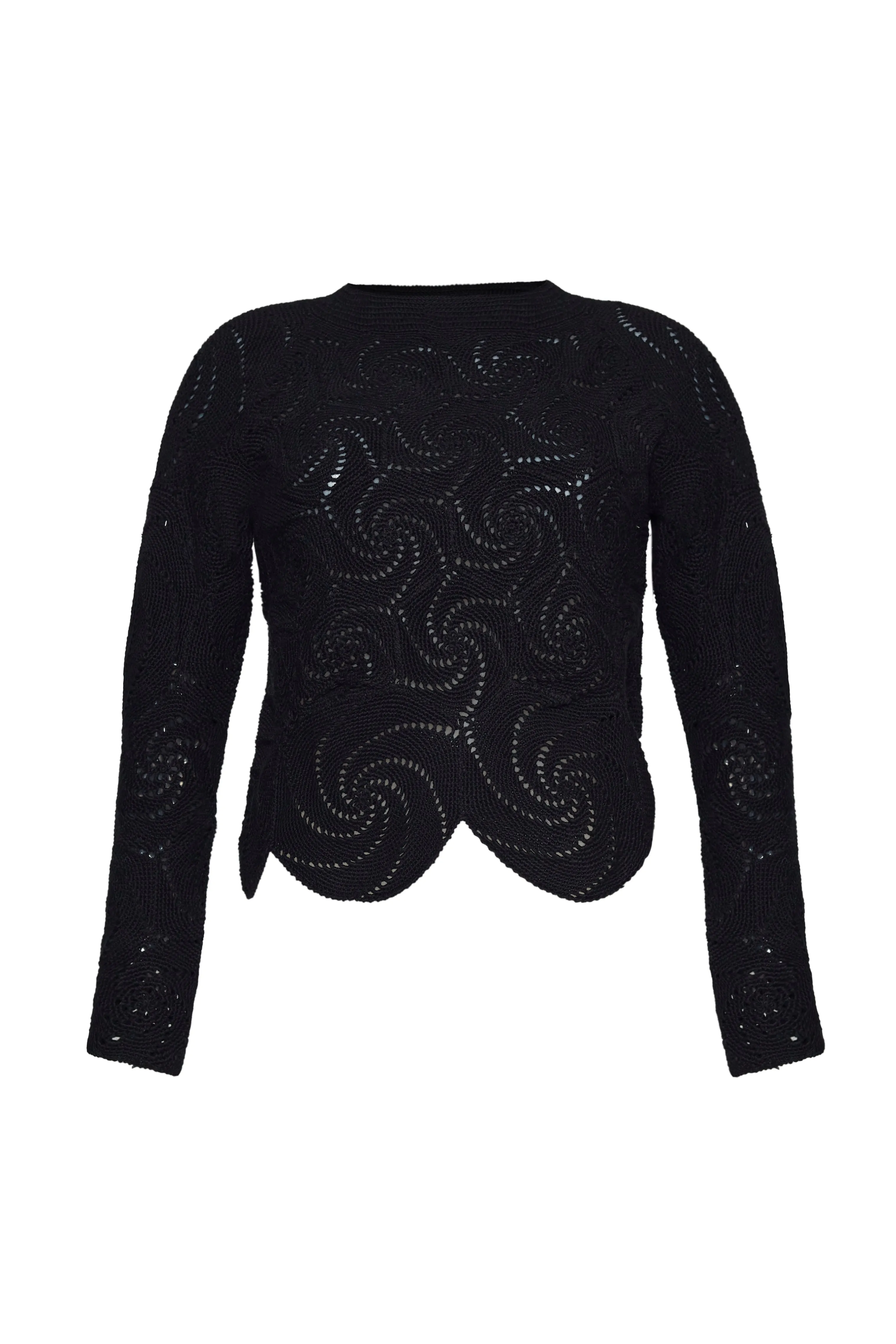 DAHLIA CROCHET TOP | BLACK | LAST ONE! sold by ELEVEN SIX product image thumbnail 5