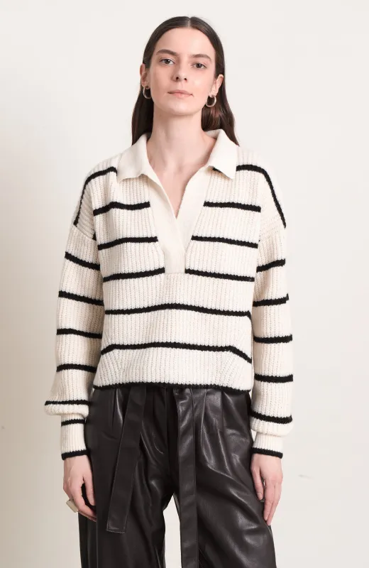 TATUM STRIPE SWEATER | ARCHIVE | ONE LEFT! sold by ELEVEN SIX