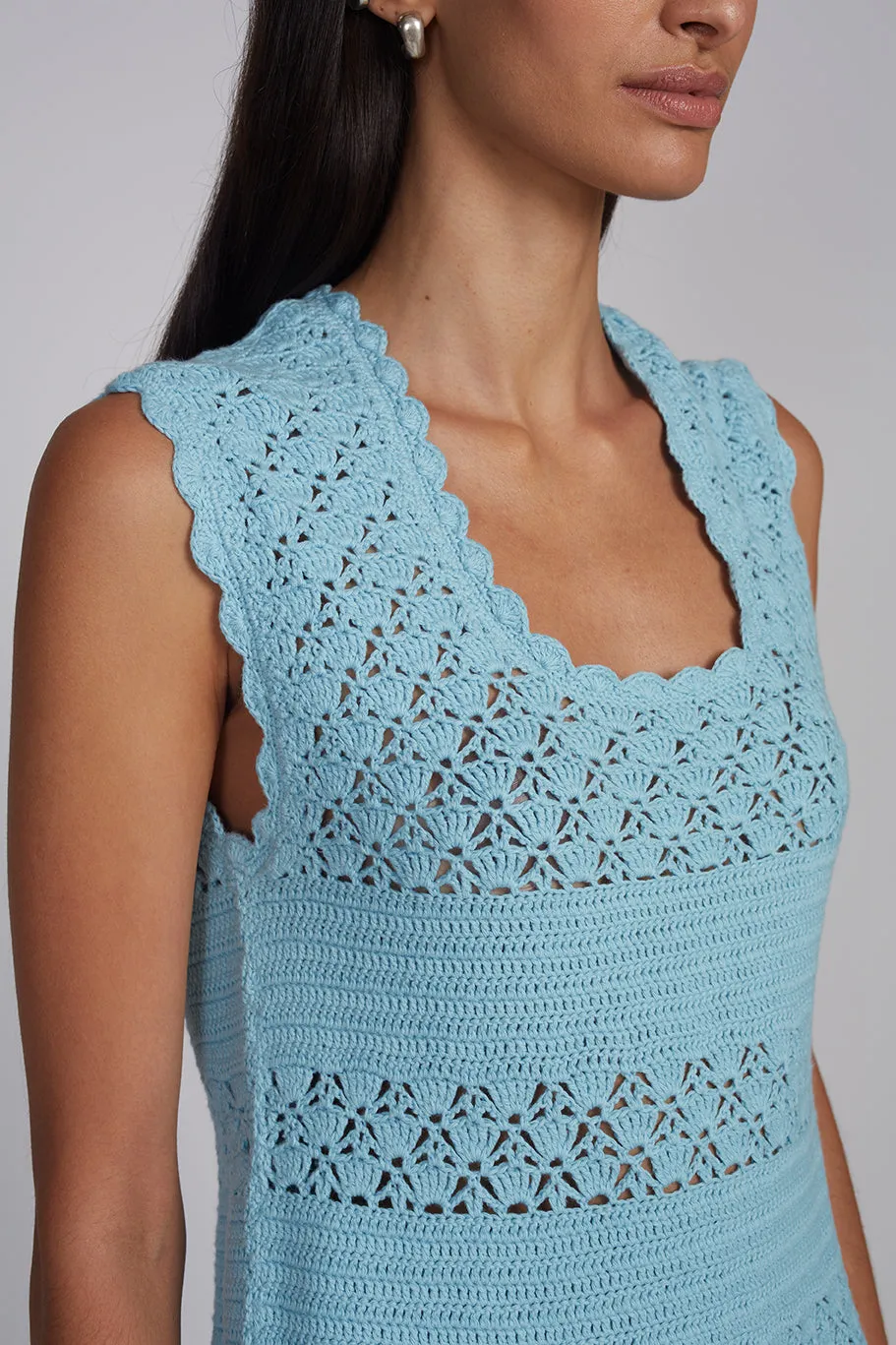 BELLA MINI DRESS | SKYE BLUE sold by ELEVEN SIX product image thumbnail 5