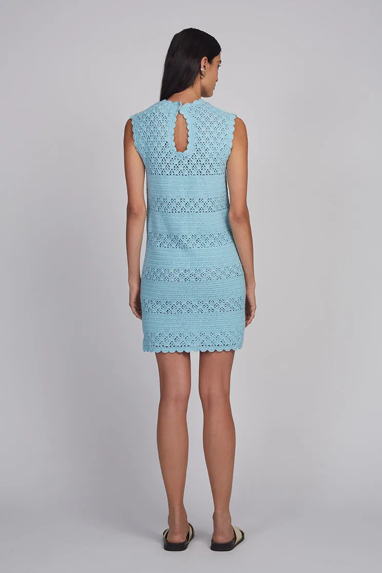 BELLA MINI DRESS | SKYE BLUE sold by ELEVEN SIX product image thumbnail 3