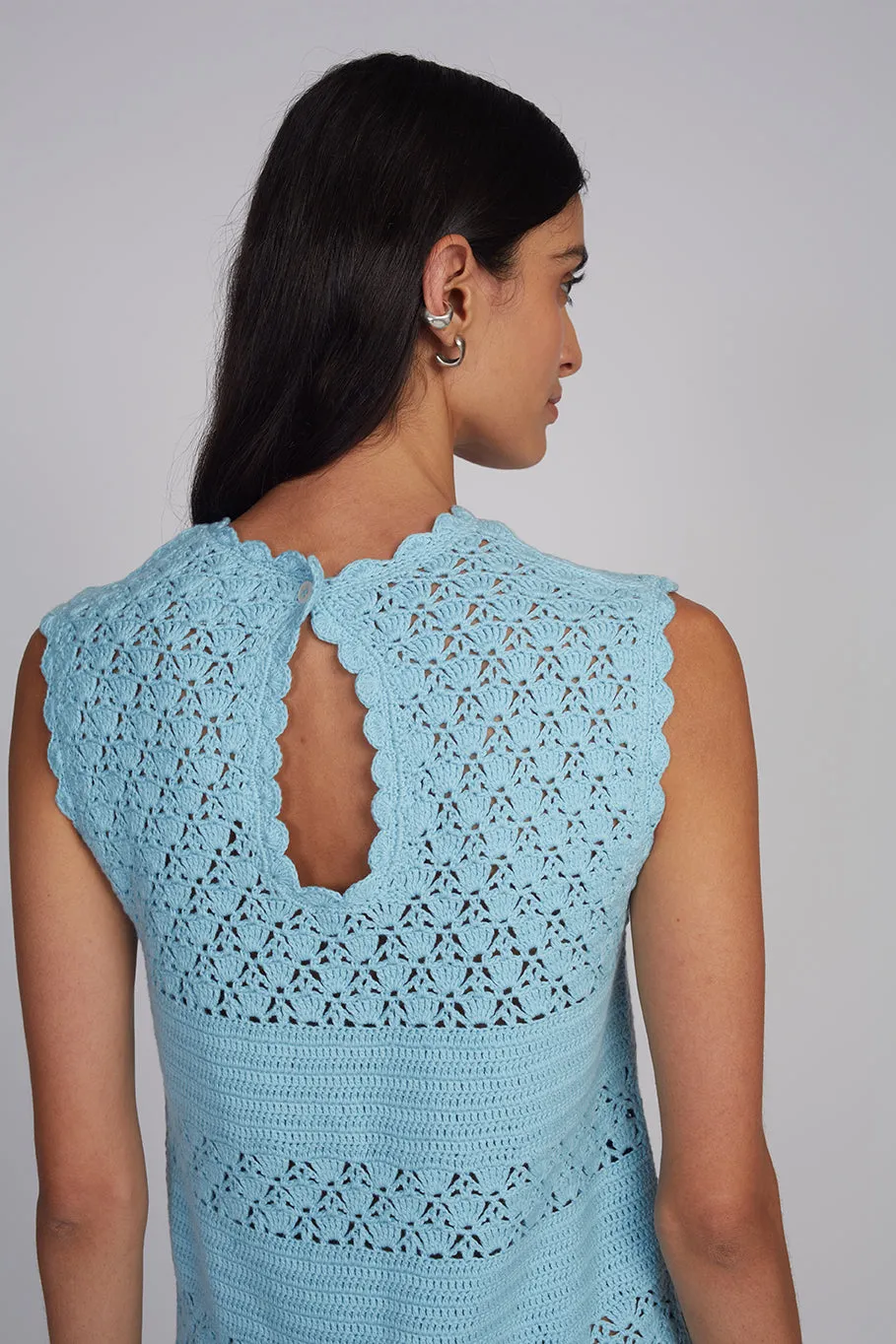 BELLA MINI DRESS | SKYE BLUE sold by ELEVEN SIX product image thumbnail 4
