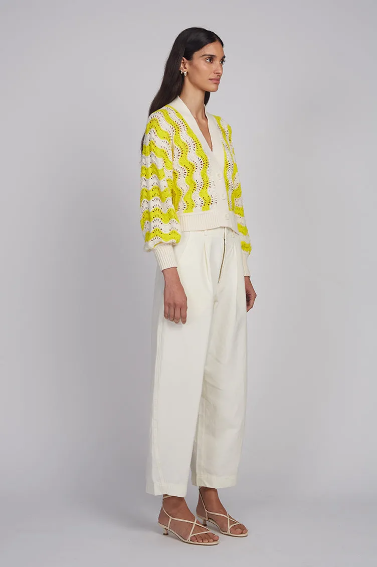 LUNA CARDI | IVORY + LIMONE sold by ELEVEN SIX product image thumbnail 3