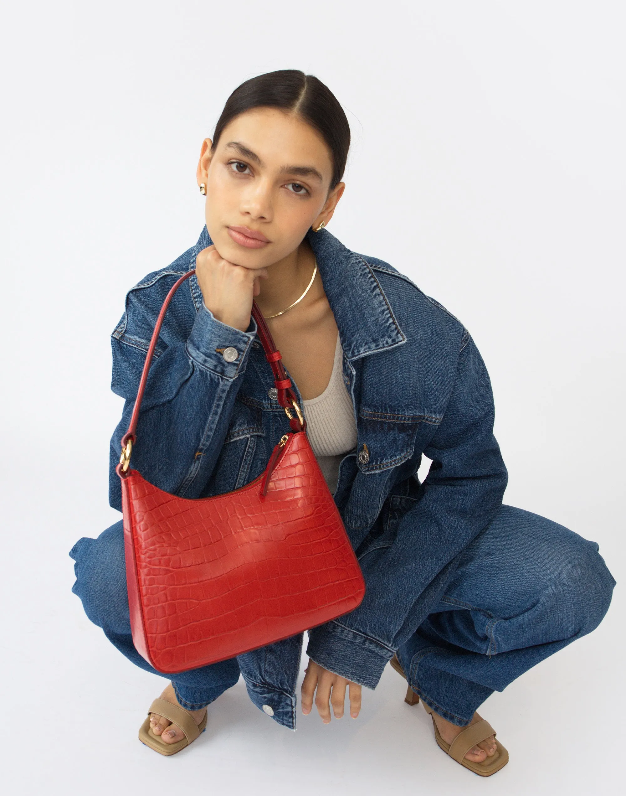 Luxe Medium Shoulder Bag sold by HYER GOODS product image thumbnail 4