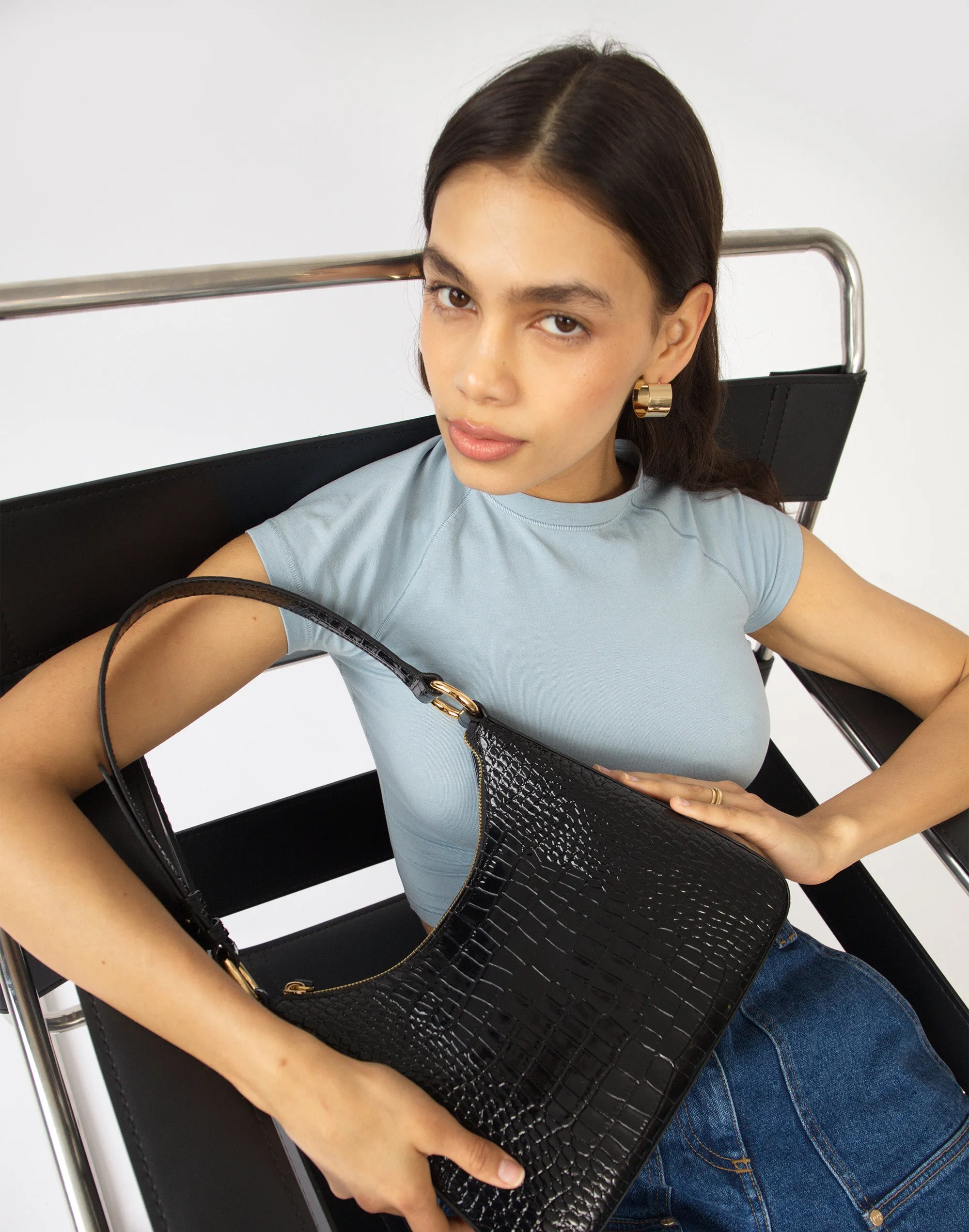 Luxe Medium Shoulder Bag sold by HYER GOODS product image thumbnail 2