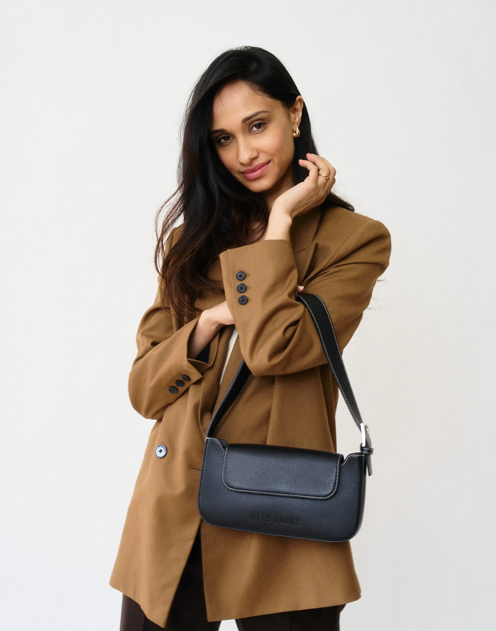 Luxe Buckle Shoulder Bag sold by HYER GOODS product image thumbnail 5