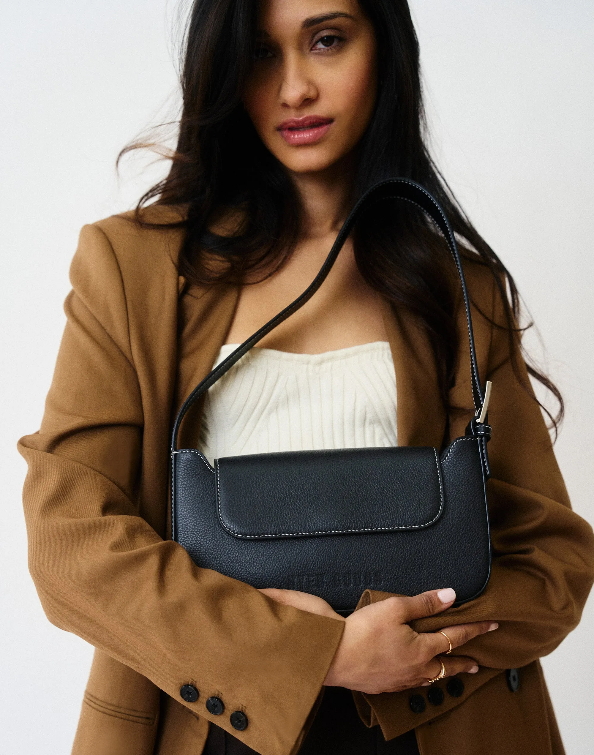 Luxe Buckle Shoulder Bag sold by HYER GOODS product image thumbnail 4