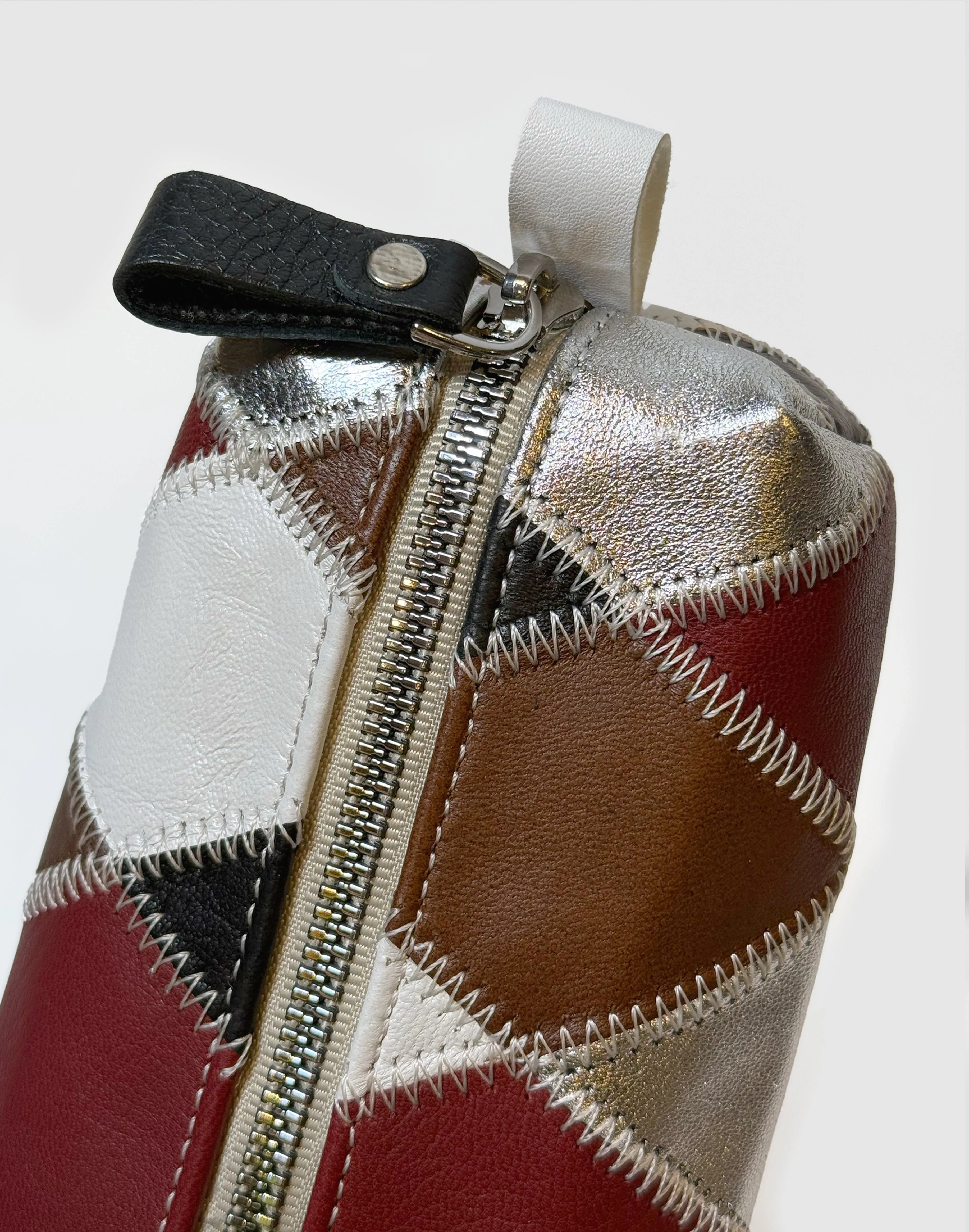 Upcycled Leather Pencil Case sold by HYER GOODS product image thumbnail 3