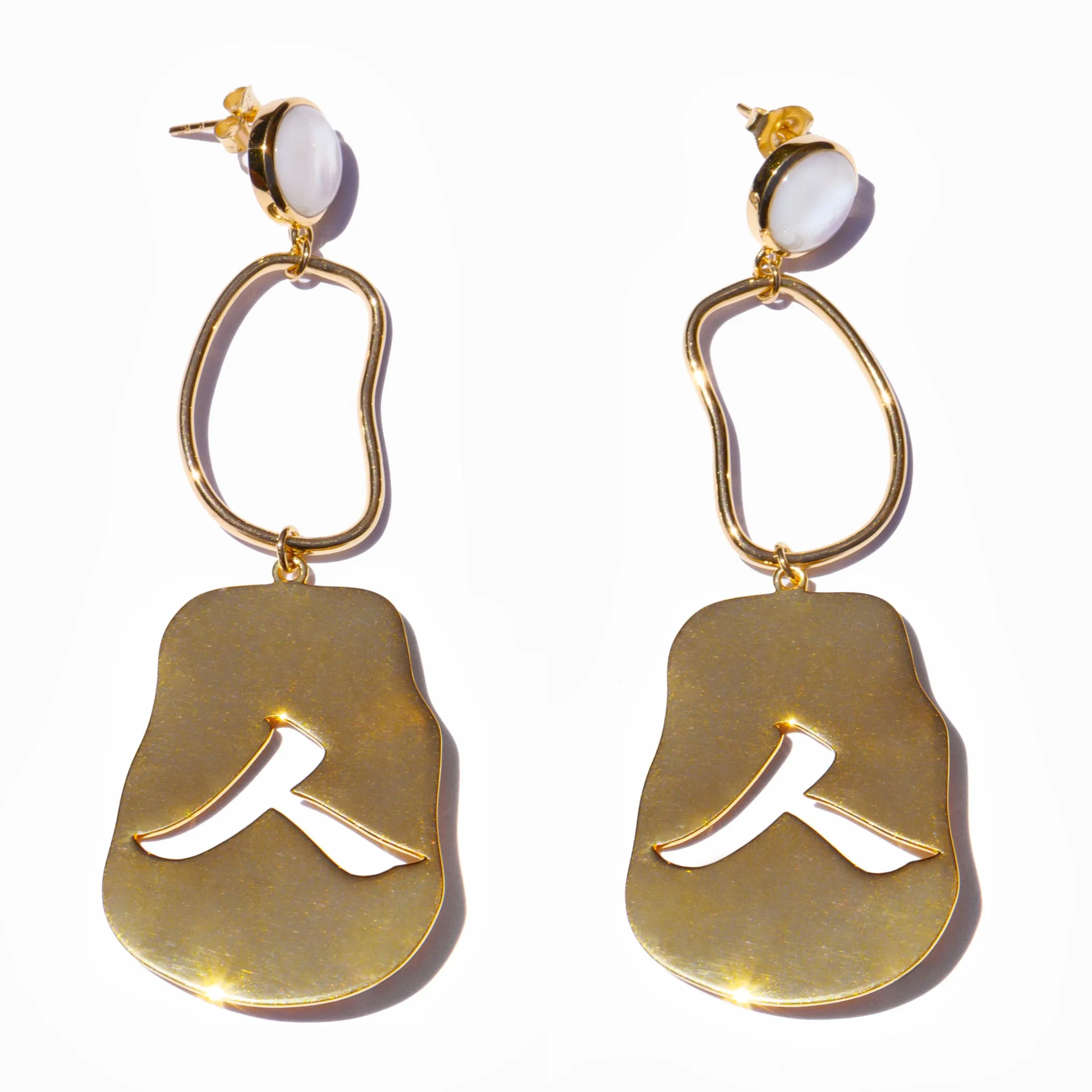 Human Earrings sold by MING YU WANG