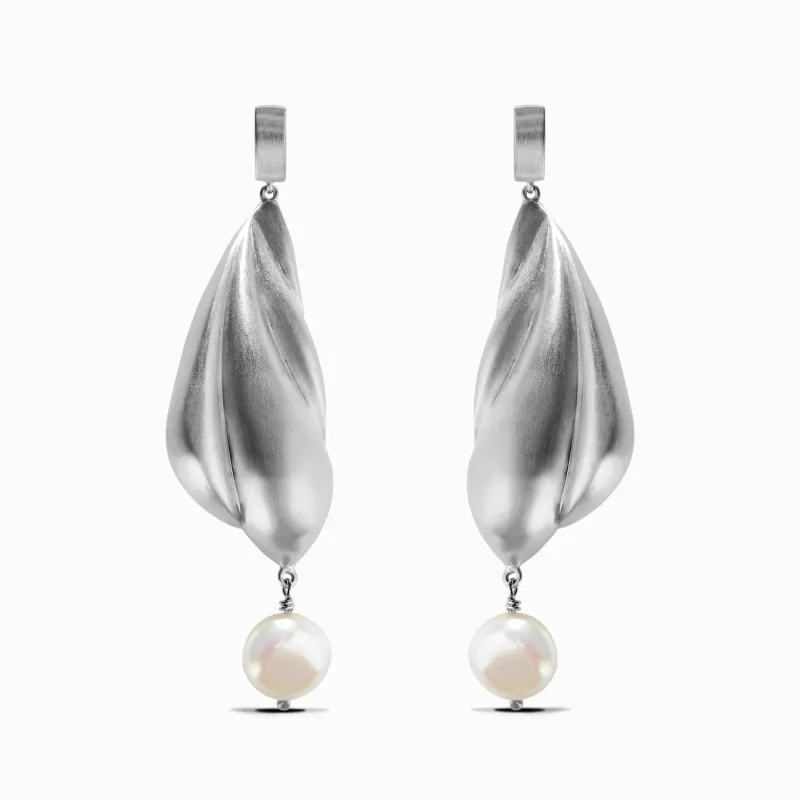 Glacier Earrings made by MING YU WANG