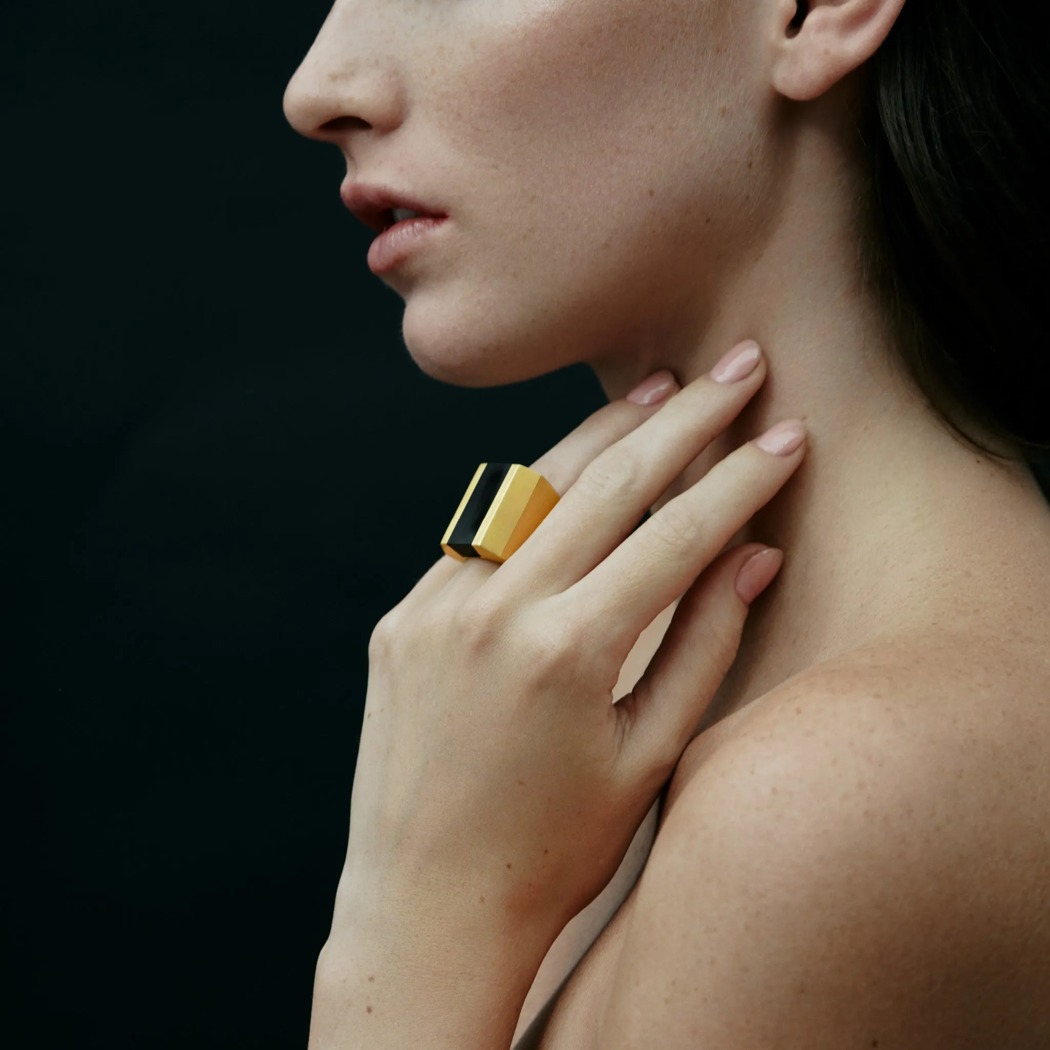 Deckard Onyx Ring sold by MING YU WANG product image thumbnail 2