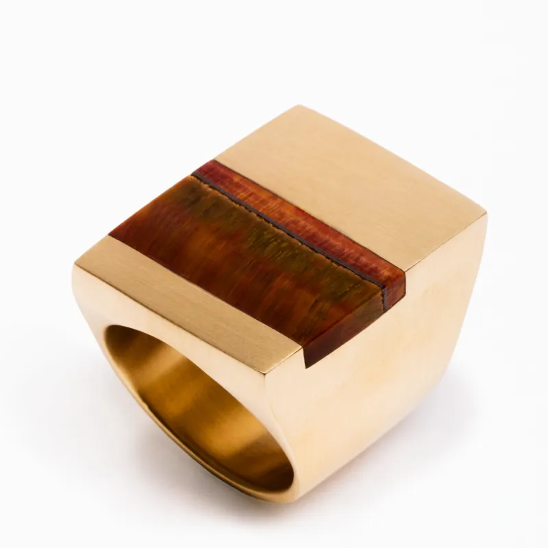 Icarus Tiger's Eye Ring sold by MING YU WANG