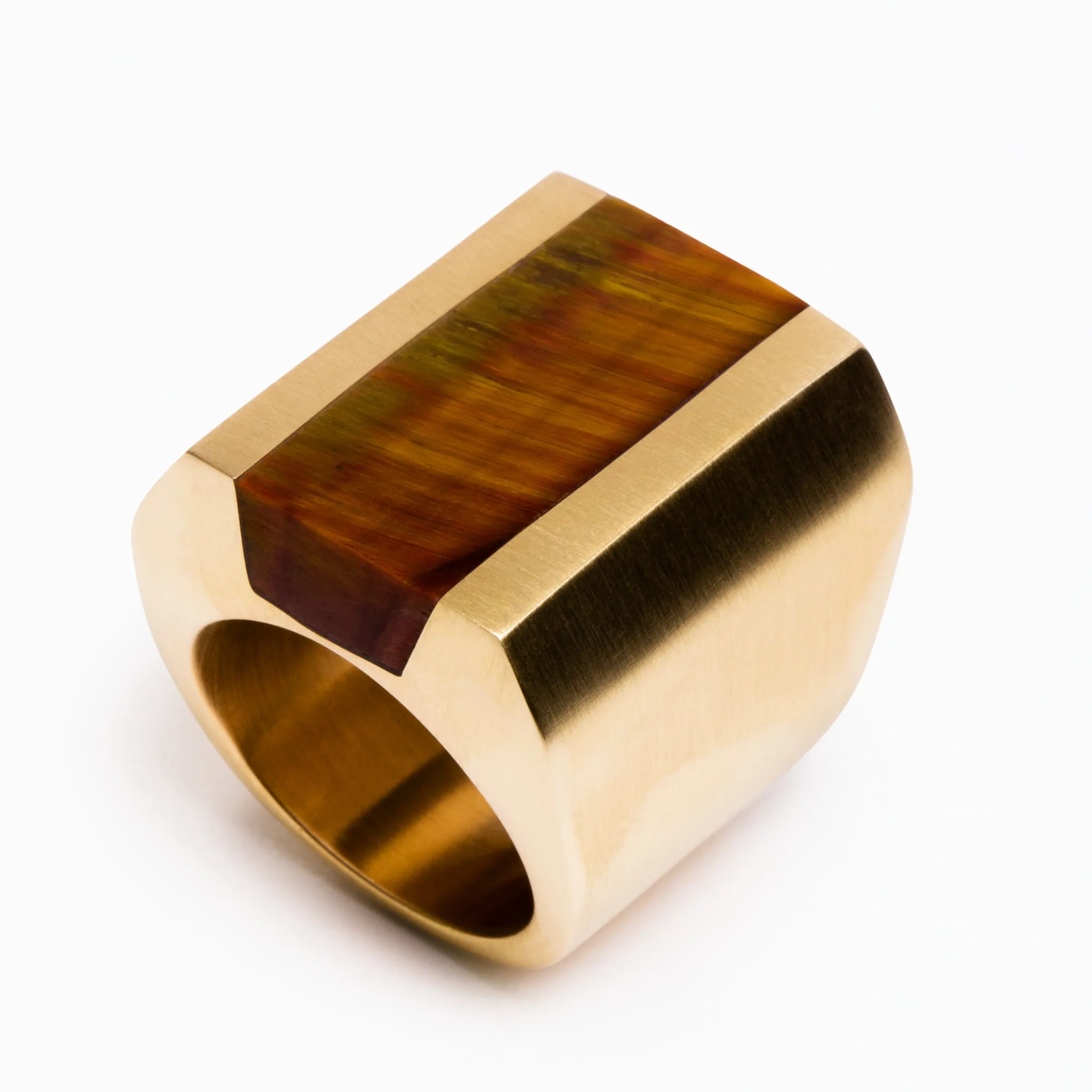 Deckard Tiger's Eye Ring sold by MING YU WANG