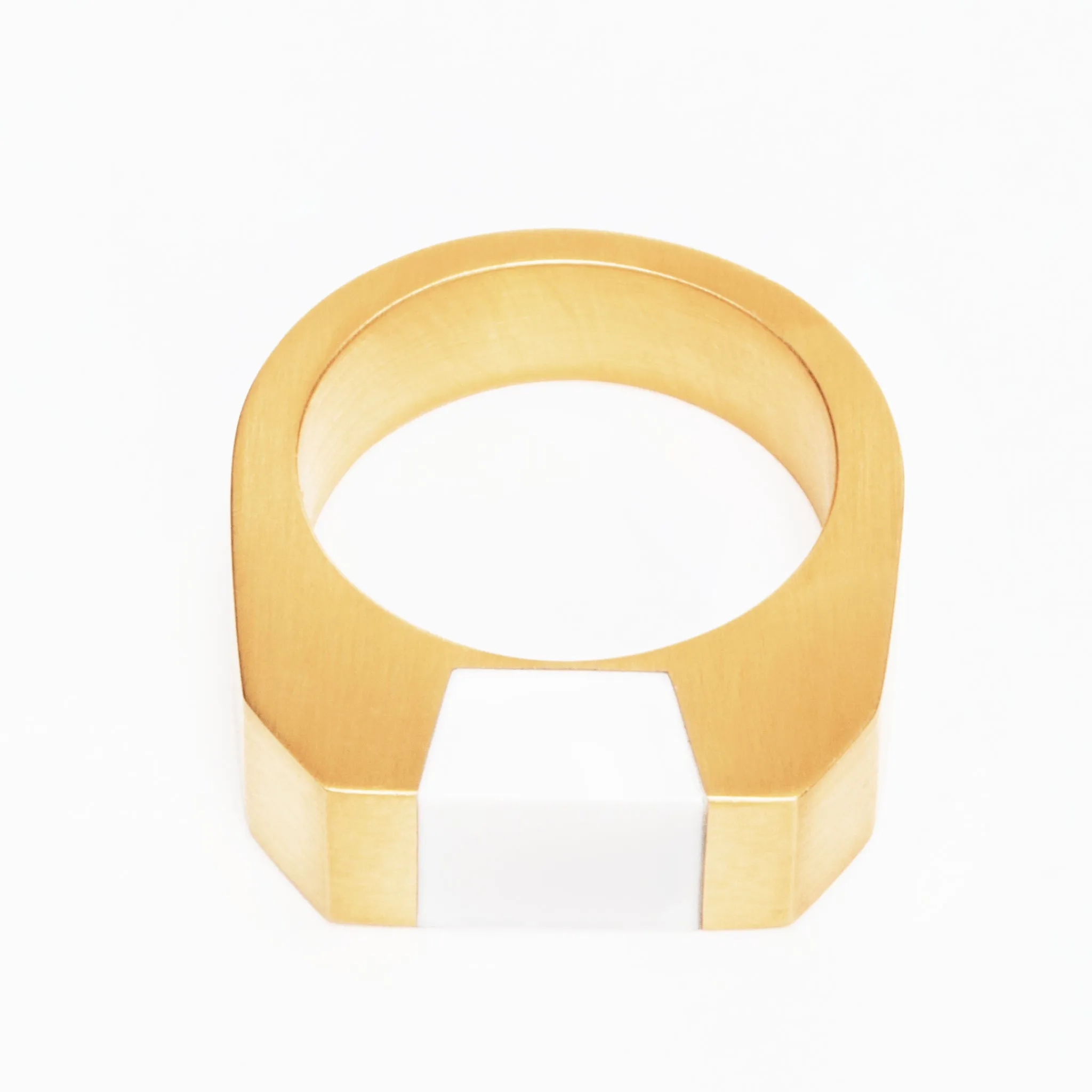 Syd White Agate Ring sold by MING YU WANG product image thumbnail 3