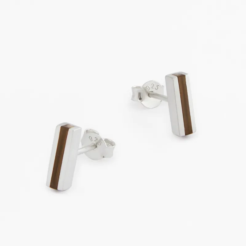 Line Smoky Quartz Earrings sold by MING YU WANG