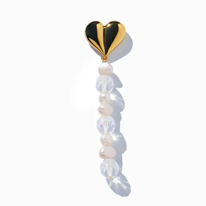 Heart Earring sold by MING YU WANG
