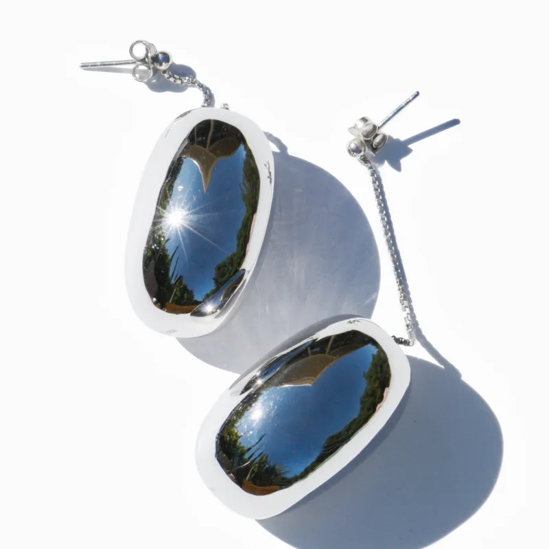 Bean Earrings made by MING YU WANG