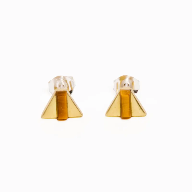 Dart Earrings made by MING YU WANG