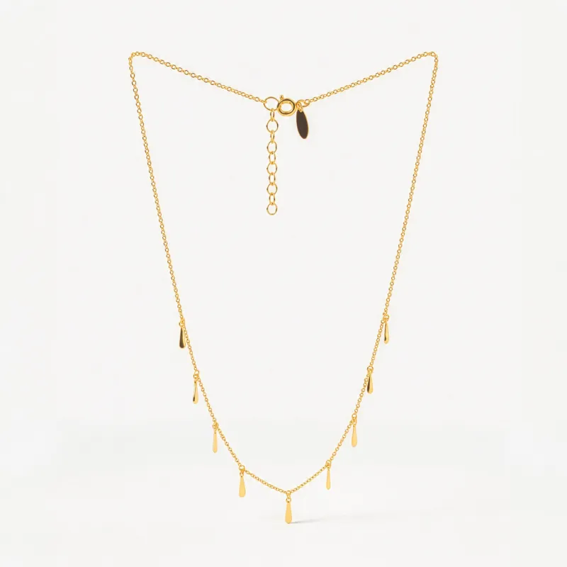 Drip Necklace made by MING YU WANG