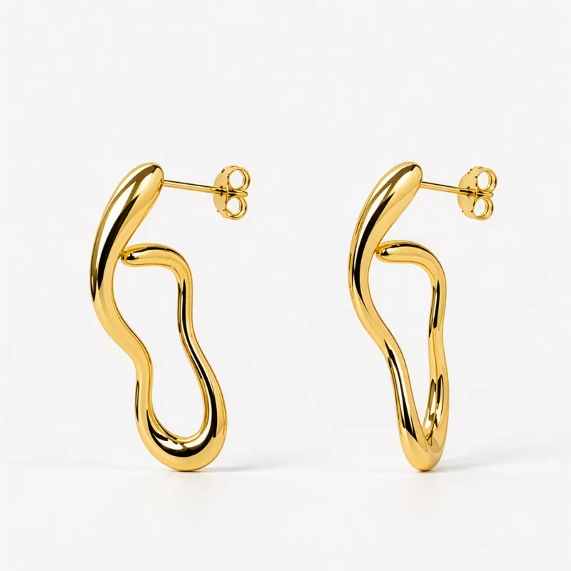 Path Earrings made by MING YU WANG