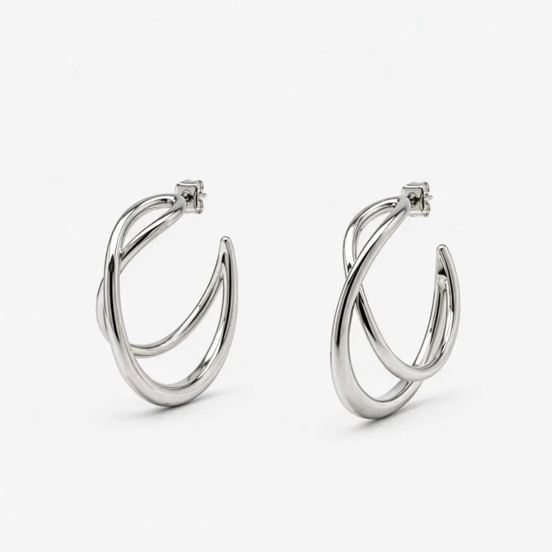 Eternity Earrings made by MING YU WANG