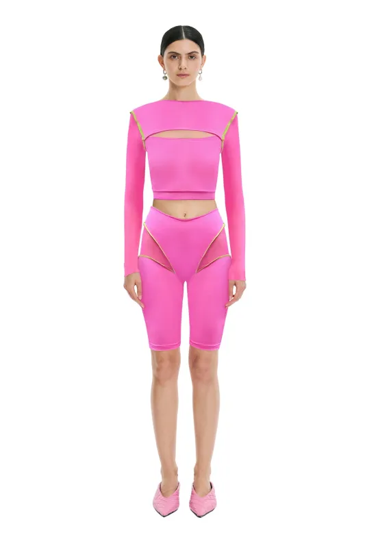CROPTOP Erratic Pink sold by MONOSUIT