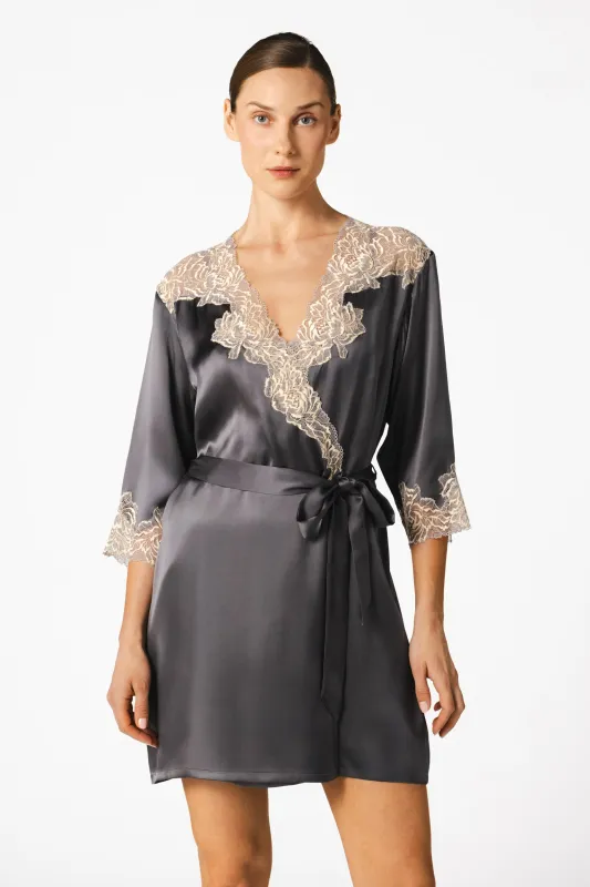 Margaux Sophisticated Sensual Short Robe sold by NK IMODE