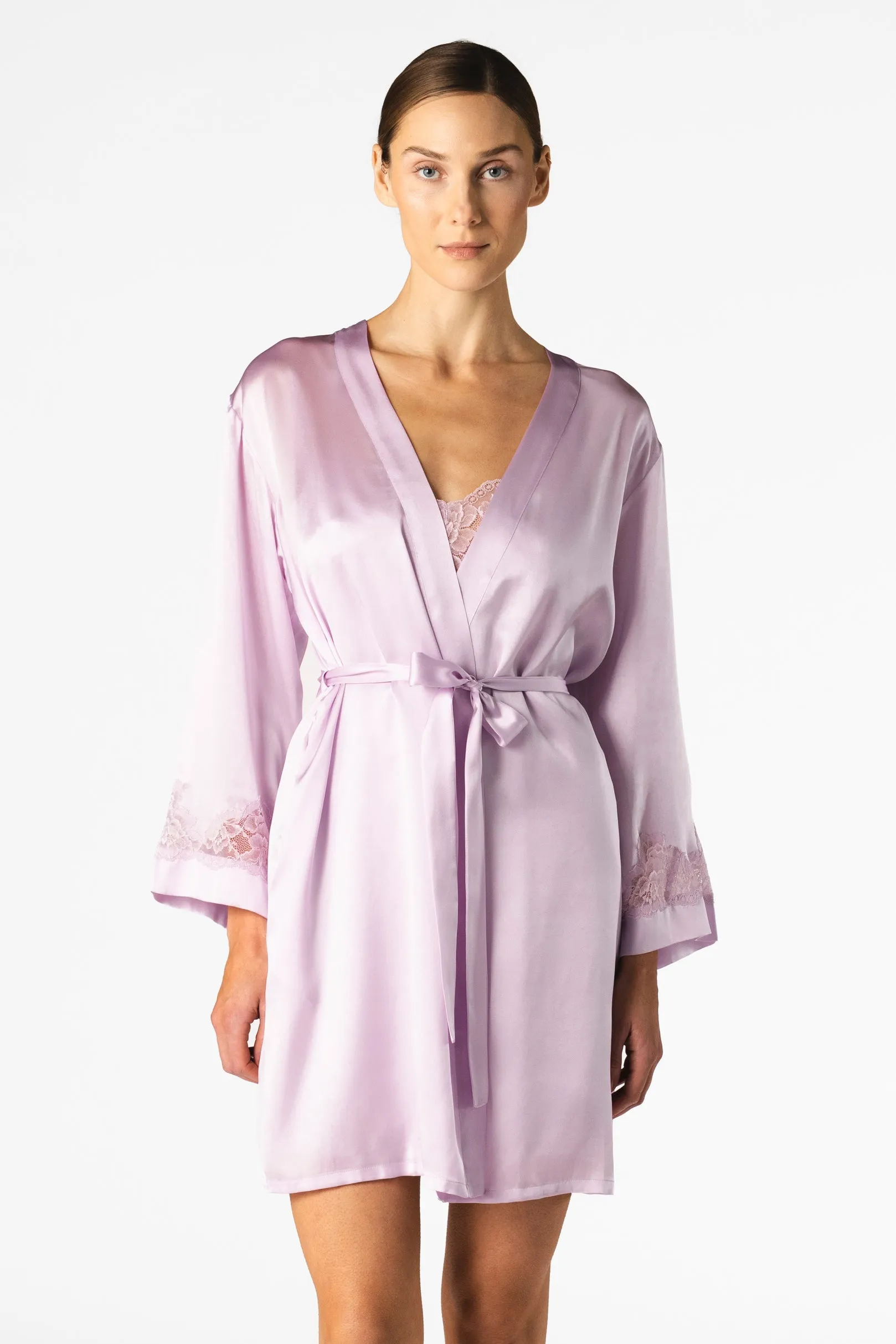 Morgan Iconic Short Silk Robe sold by NK IMODE product image thumbnail 5