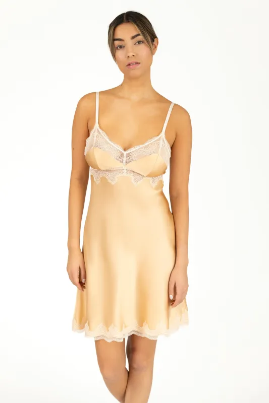 Allegra Soulful Bust-Support Silk Chemise sold by NK IMODE