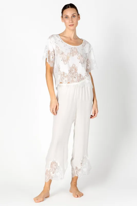 Nina Love T-Shirt & Cropped Pant Set sold by NK IMODE