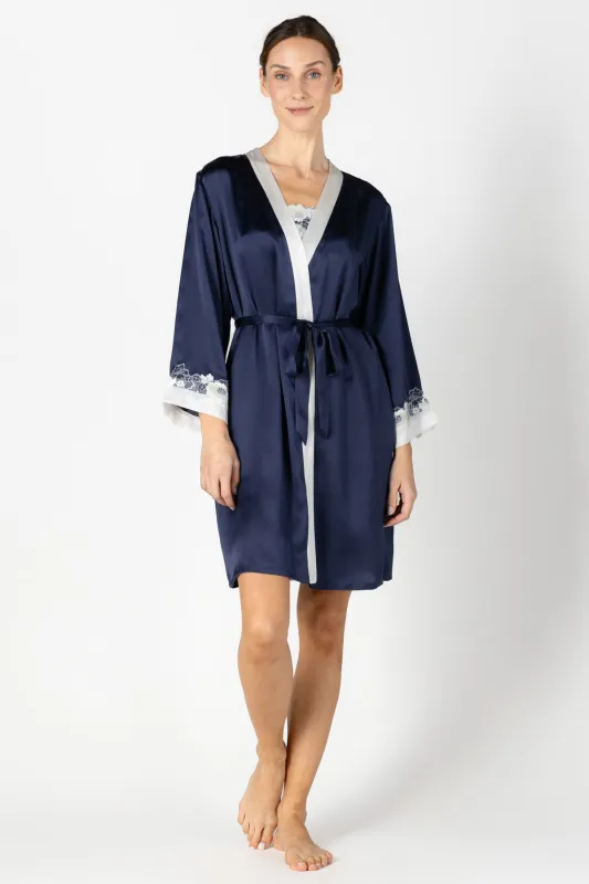 Marisa Charming Short Silk Kimono made by NK IMODE