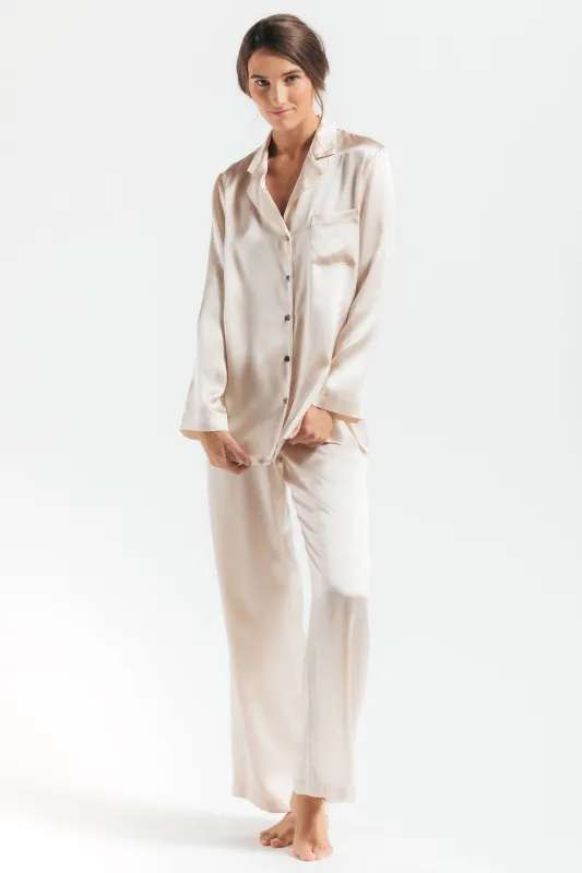 Morgan Silk Pajama Set sold by NK IMODE