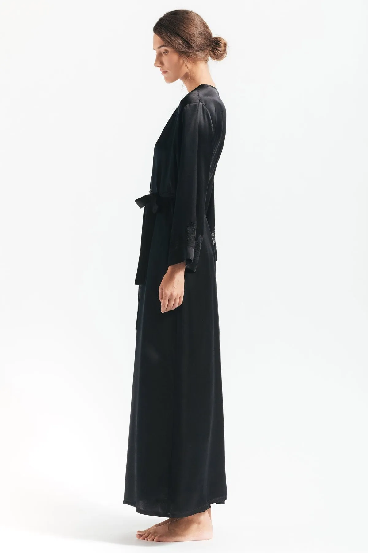 Morgan Long Silk Robe sold by NK IMODE product image thumbnail 2