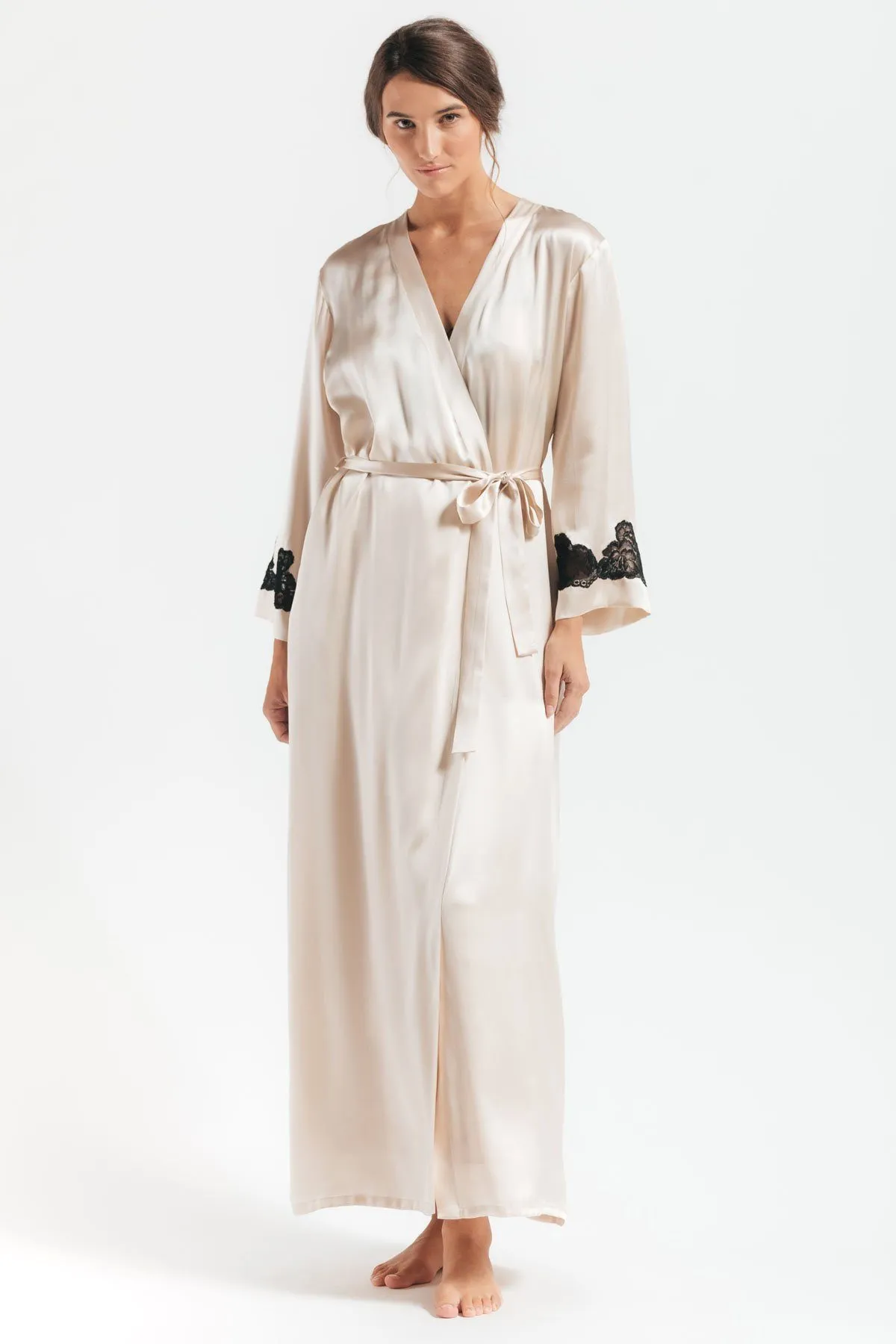 Morgan Long Silk Robe sold by NK IMODE product image thumbnail 4