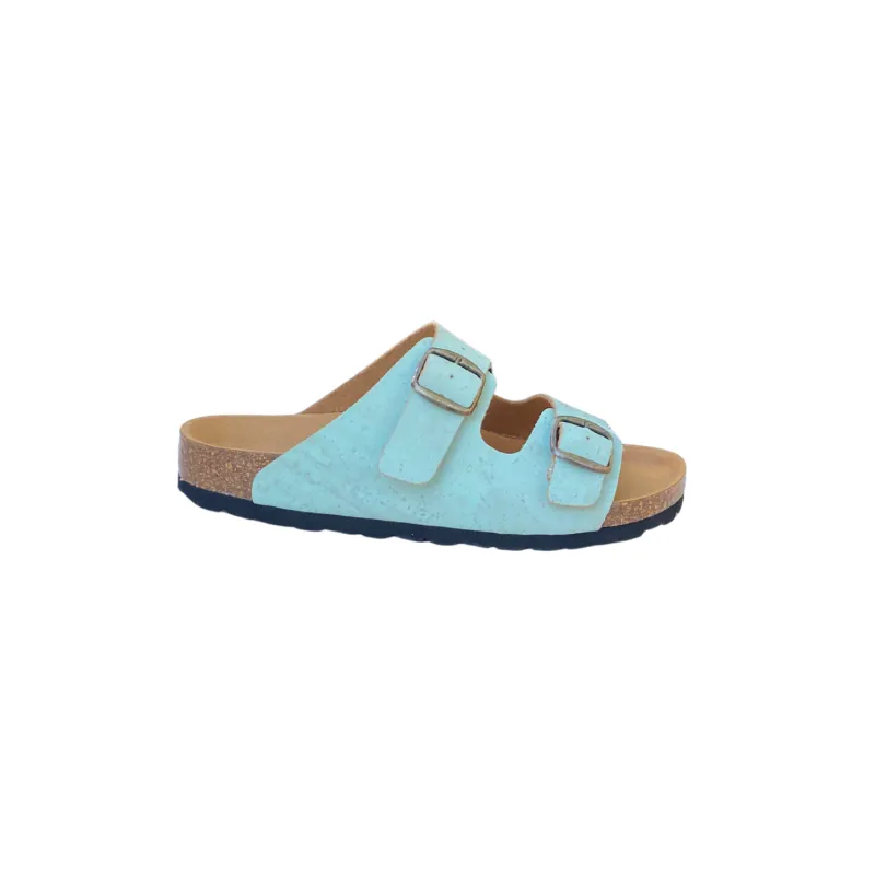 Women's Cork Sandal (Turquoise) sold by Ocelot Market
