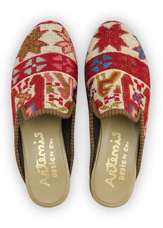 Women's Sumak Kilim Slippers - Size 8 sold by Ocelot Market