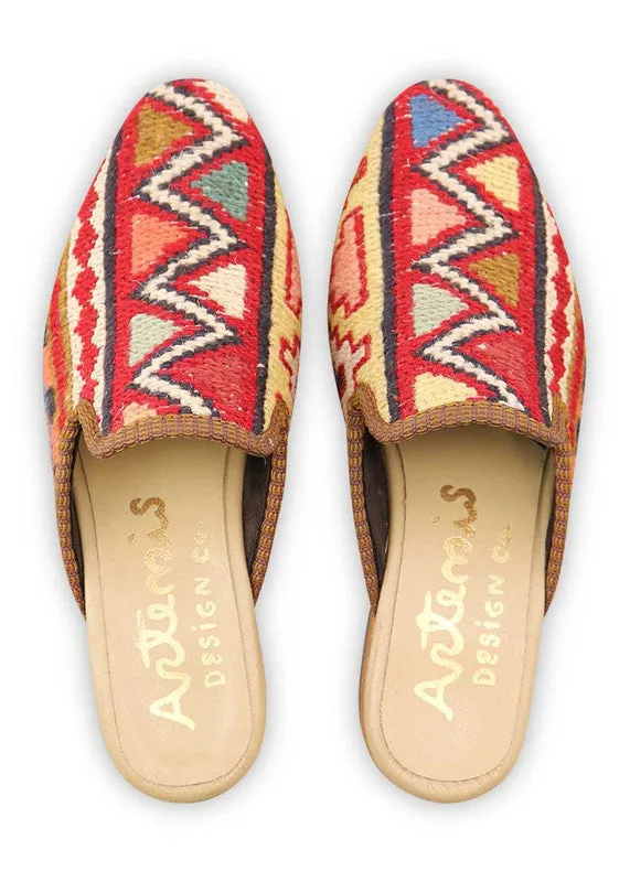 Women's Sumak Kilim Mules - Size 5 sold by Ocelot Market