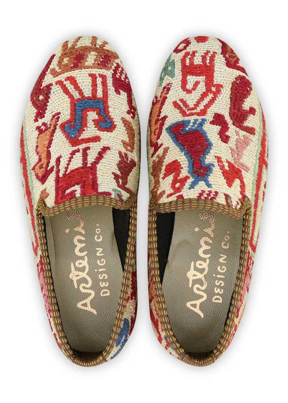 Women's Sumak Kilim Smoking Shoes -  Size 5 made by Ocelot Market